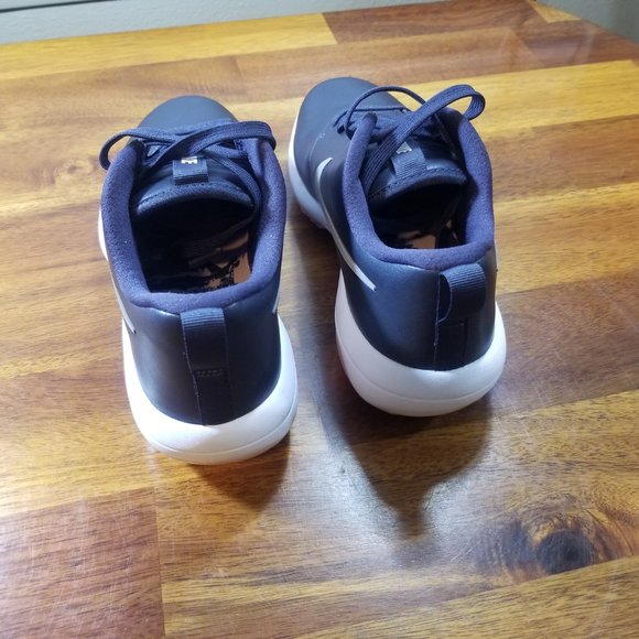 NIKE Roshe G Tour Gridiron Pink Silver Golf Shoes - Picture 4 of 6